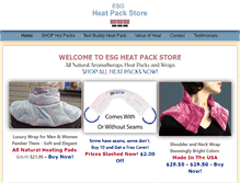 Tablet Screenshot of esgmassage.com